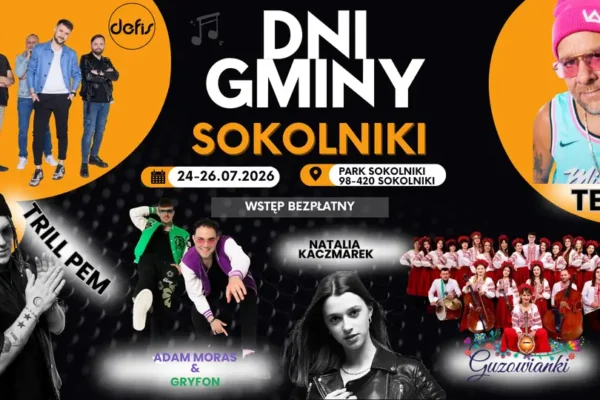 Adam Moras i Jakub Ospałek (Gryfon) wystąpią na Dniach Gminy Sokolniki