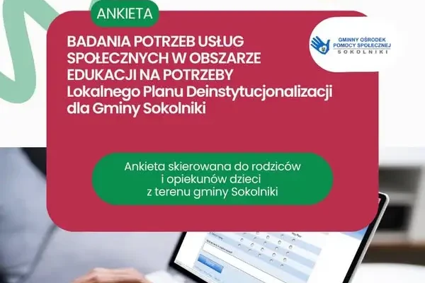 Gmina Sokolniki pyta mieszkańców o potrzeby rodzin – trwa ankieta do Planu Deinstytucjonalizacji