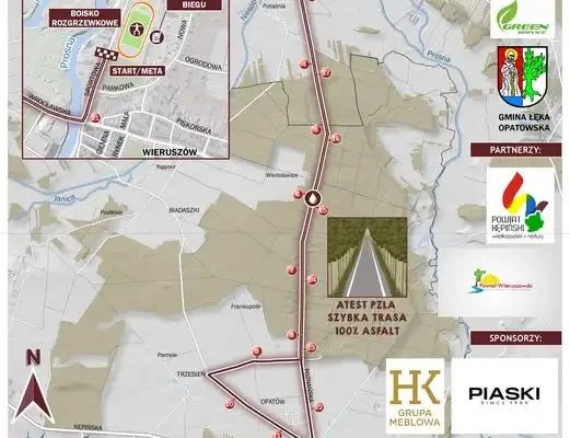 6. Półmaraton Aleją Dębów Czerwonych w Wieruszowie – utrudnienia w ruchu 20 września