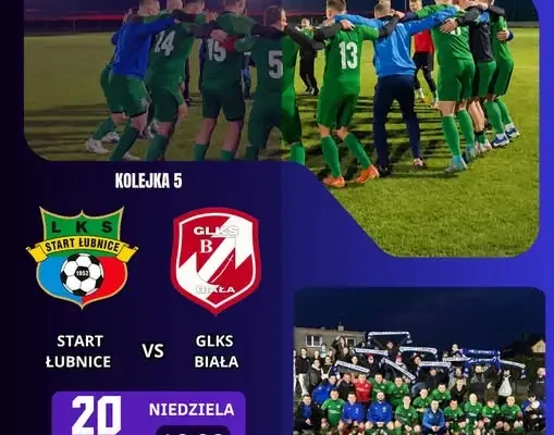 Start Łubnice zagra z GLKS Biała na własnym boisku – 20 września