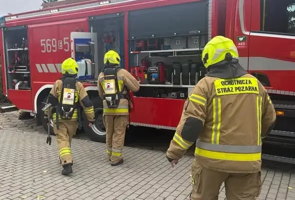 Ćwiczenia ewakuacyjne w Przedszkolu nr 1 w Wieruszowie