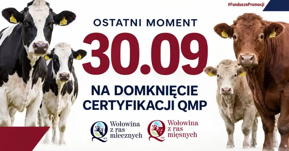 Certyfikat QMP – rolnicy mają czas tylko do 30 września 2026 r.