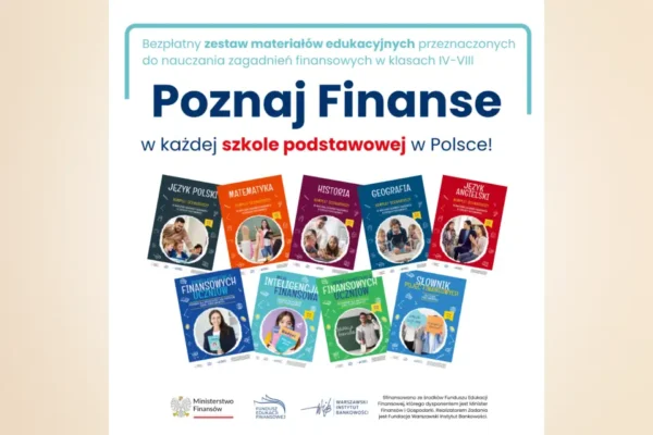 Poznaj Finanse – bezpłatne materiały o pieniądzach trafią do każdej szkoły podstawowej