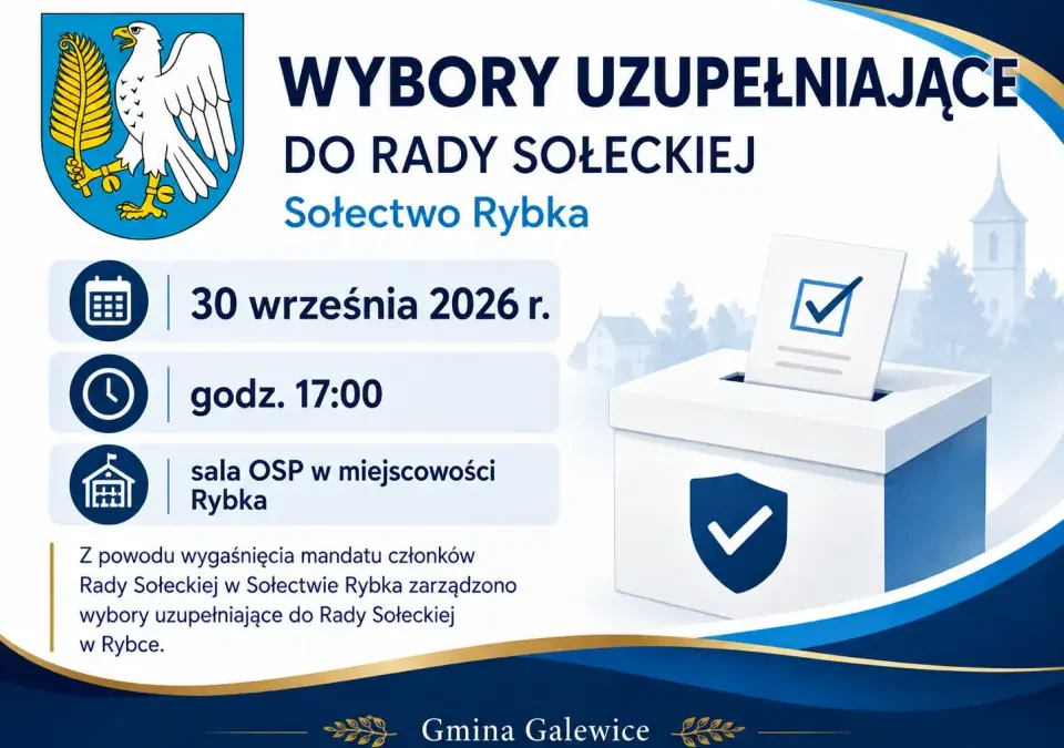 Rybka wybiera uzupełnienie Rady Sołeckiej – zebranie 30 września