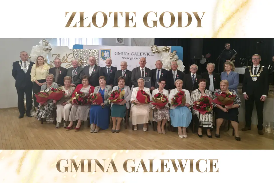 Złote Gody w Gminie Galewice – 10 par świętowało pół wieku razem